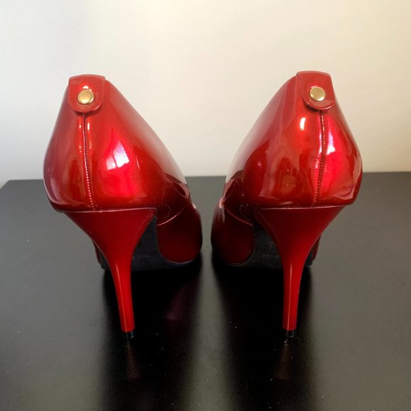 Call It Spring Ruby Red Stilettos - Picture 9 of 12